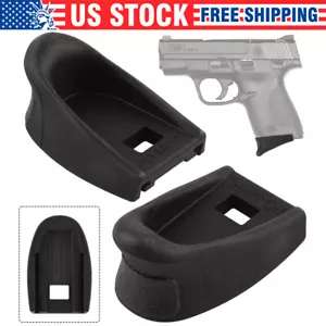 For S&W M&P 9 Shield PLUS 9mm Grip Extension Mag Ext PG-MPPL Black - HOT - Picture 1 of 14