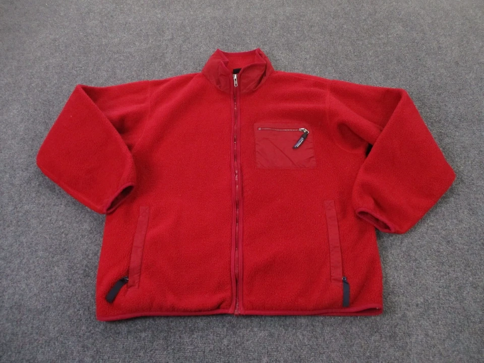Chaqueta Vintage Patagonia Hombres XL Polar Jersey Hecha en EE. UU. Aire Libre Senderismo 25021 Años 90 Foto 1 de 4