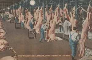 Fleischdressing Abt. - Swift & Company - Chicago, Illinois - unbespieltes Leinen - Bild 1 von 3