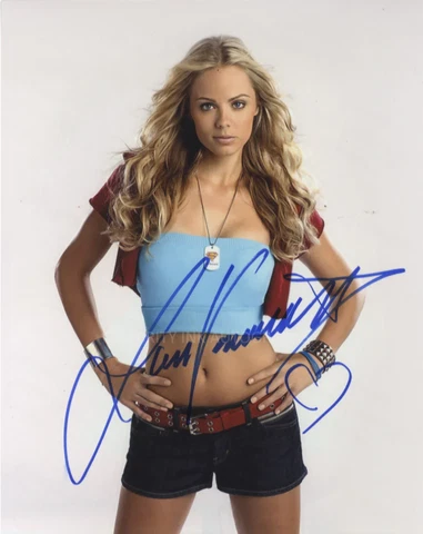 LAURA VANDERVOORT as Supergirl - Smallville GENUINE SIGNED AUTOGRAPH Cover