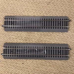 American Flyer S Scale Fastrack  - 2 Terminal Straight Track Lot - Picture 1 of 9