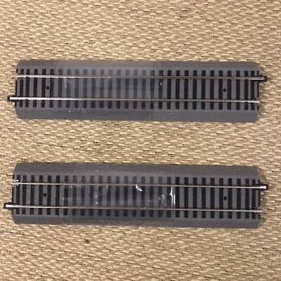 American Flyer S Scale Fastrack  - 2 Terminal Straight Track Lot - Image 1 of 4