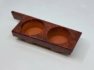 Double Cup Holder Center Front Console For BMW E39 525i 528i 530 M5 Light Walnut - Image 1 of 4