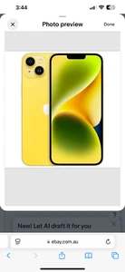 Apple iPhone 14 Plus - 128GB - Yellow Tik tok australia - Afbeelding 1 van 2