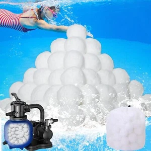 1.5lbs Pool Filter Balls for Sand Filters Filter Media for Swimming Pool Reusabl - Picture 1 of 6