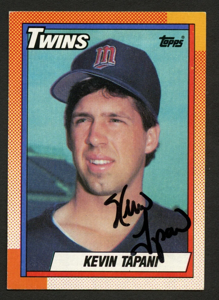 凯文·塔帕尼 #227 签名亲笔签名 1990 年 Topps 棒球集换卡 — 第 1/1 张图片