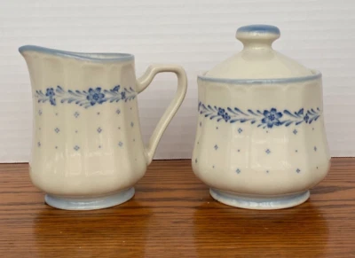 Juego de crema y azucarero vintage Renaissance Sango - 4,5" de alto Foto 1 de 4