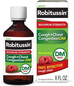 Adult Maximum Strength Cough + Chest Congestion DM Max (8 Fl. Oz. Bottle), Cough - Picture 1 of 12