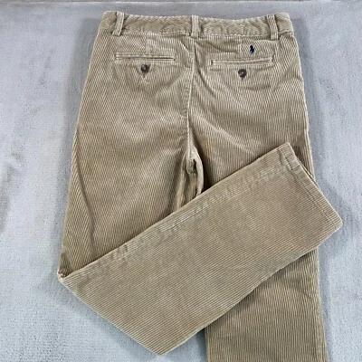 Polo Ralph Lauren Cord Corduroy Pants Trousers Women 28x29 (Tag 16) Beige Pony - Image 1 of 4