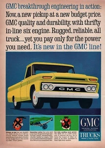 1964 GMC Pickup Truck "Rugged" Original Color Ad - Picture 1 of 1