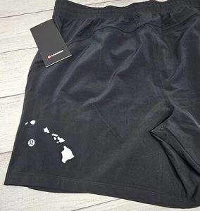 NWT Aloha Lululemon Men's Hawaiian Island Pace Breaker Shorts 7" Size 2XL - Picture 1 of 5