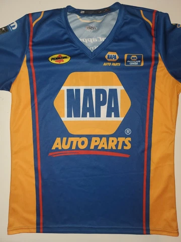 RON CAPPS NHRA DRAG RACING "NAPA AUTO" LADIES UNIFORM REPLICA SHIRT Cover