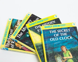 Nancy Drew Mystery Stories - Lot Of 4 Hardcover Books 1, 2, 4, 6 Carolyn Keene - Bild 1 von 16