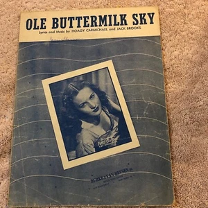 Ole Buttermilk Sky Spartiti Burke&Van Heusen Inc. Introdotto da Patti lay - Foto 1 di 4
