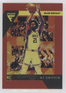2022 Panini Chronicles Draft Picks Flux Red Prizm /149 AJ Griffin #5 Rookie RC
