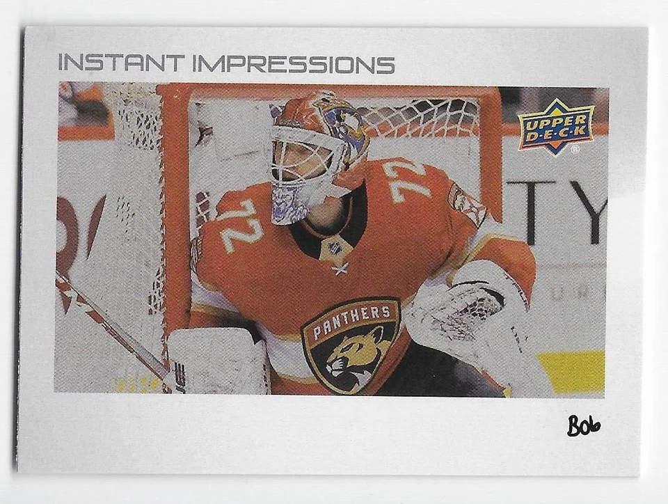 22/23 UD SERIES 2 INSTANT IMPRESSIONS VARIATION Sergei 'Bob' Bobrovsky #PZ46 - Image 1 of 1