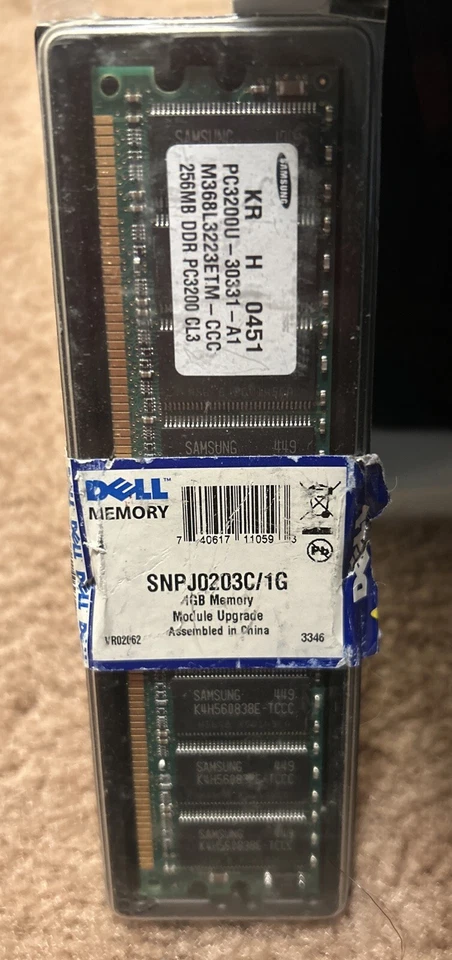 SNPJ0203C/1G 1GB PC3200 Memory Dell Dimension  - Image 1 of 1