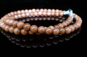 Collar Goldstone Moda Joyería Sol Sitara, 8 mm - Imagen 1 de 4