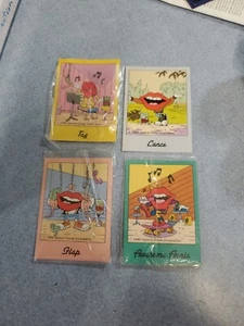 Hardees 1989 Tang Trio, General Mills Corp. Tag, Hap, Annie and Lance cards Only - Picture 1 of 2