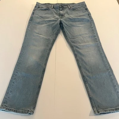 Jeans Levis 511 Para Hombre Etiqueta 38x30 Azul Lavado Medio Vaquero Occidental Informal Relajado Foto 1 de 4