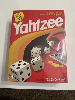 Yahtzee Game 1998 Milton Bradley Hasbro Dice Game Factory Sealed Brand New - Image 1 of 2