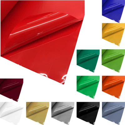 Lackfolie Meterware T20 130 cm breit 180µ Tischdecke Bespannung viele Farben PVC - Bild 1 von 4