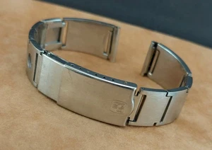 Original GIRARD PERREGAUX Stainless Steel 18mm Bracelet. Ca 1960’s - Picture 1 of 13