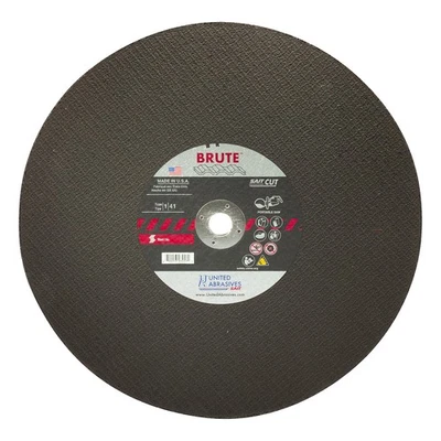 Rodas de corte de serra portátil United Abrasives SAIT 23420 12X1/8 A24R pacote com 10 - Imagem 1 de 2