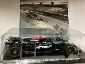 MERCEDES AMG F1 W15 E PERFORMANCE  LEWIS HAMILTON 2024 1/24 Die CAST   sigillato - Foto 1 di 7