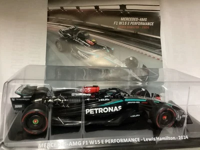 MERCEDES AMG F1 W15 E PERFORMANCE  LEWIS HAMILTON 2024 1/24 Die CAST   sigillato - Immagine 1 di 4