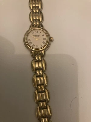 Raymond Weil 18k Gold Plated Ladies Watch - New Battery Working Swiss Made - Image 1 of 4