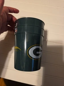 4 nuevos PACKERS Green Bay de la NFL reutilizables grandes 25 oz. Vaso de plástico de fútbol - Imagen 1 de 5