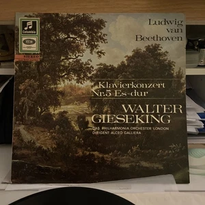BEETHOVEN KLAVIERKONZERT NO5 LP GIESEKING P414 - Picture 1 of 3