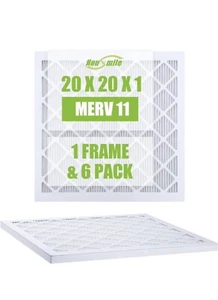 Housmile 16x20x1 Air Filter, AC Furnace MERV - 6 Piece  - Picture 1 of 4