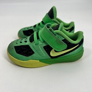 Nike KB Kobe Bryant Mentality TD 705389-001 Black Volt Grinch Green Size 7C