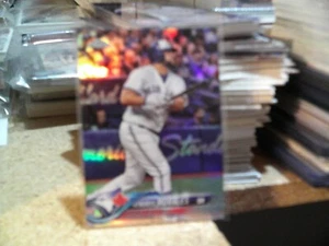 2018 TOPPS CHROME REFRACTOR # 85- KENDRYS MORALES- BLUE JAYS- MINT - Picture 1 of 1
