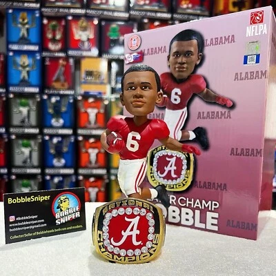 DEVONTA SMITH Alabama Crimson Tide 2020 National Champions NCAA Bobblehead - Image 1 of 4