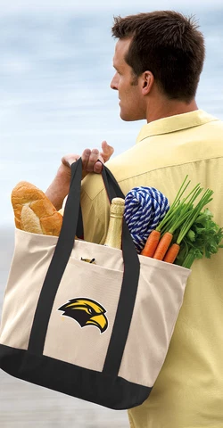 Southern Miss Tote Bag CLASSIC CANVAS USM Southern Miss Tote Cover
