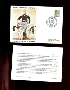 FDC  NATIONAL ARMY MUSEUM- Grp 2 # 7 OFFICER OF THE 60TH RIFLES AT ALBUHERA - Picture 1 of 1