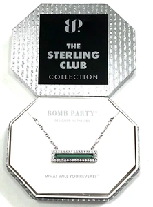 Bombe Party Halskette The Sterling Club 925 Silber 18 Zoll - Neu in OVP - Bild 1 von 14