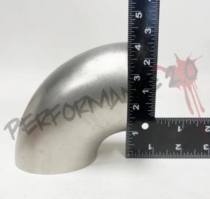 3” Ultra Tight Radius Mandrel Bend 90 Degree 304 Stainless Steel 0.84D Exhaust - Picture 1 of 5