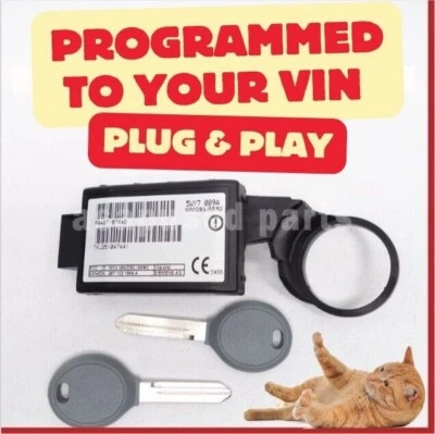 📮 VIN ЗАПРОГРАММИРОВАННЫЙ ИММОБИЛАЙЗЕР PLUG & PLAY PT CRUISER STRATUS SEBRING 04671676AD - Изображение 1 из 3