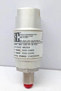 SC Hydraulics APS-148-05-N-025 Luft-Pilotschalter NC-Bereich 3500-14800 Schließerbereich 250 - Bild 1 von 9
