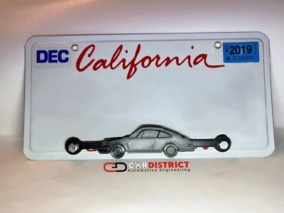 Marco de matrícula personalizado Porsche 911 Carrera GT2 GT3 Turbo S Targa aire agua Foto 1 de 4