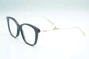 NEW Dior Signature BF 1200 Black Plastic with Gold Temples EYEGLASSES 52-16 - Picture 1 of 4
