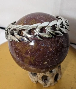 bracciale vintage CORO placcato argento - Foto 1 di 9