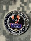 Challenge Coin 2017 Victory Speech President Donald J. Trump w/ Pence Silver
