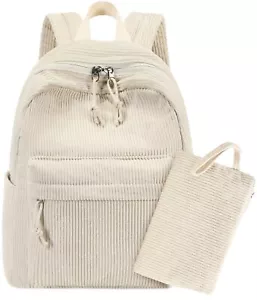 Mini Backpack Women Girls Corduroy Casual Bookbags Cute Small Backpack Purse ... - Picture 1 of 9