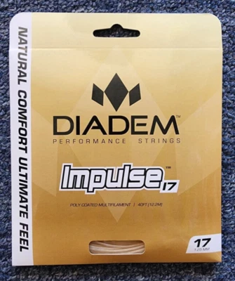Diadem Impulse 17 Gauge 1.25mm Tennis String