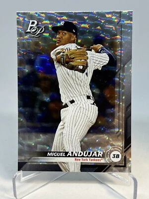 2019 Bowman Platinum Wal-Mart Ice Refractor Miguel Andujar #99 - Image 1 of 2
